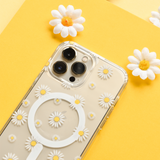 Clear MagSafe® Phone Case - Daisy