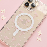 Clear MagSafe® Phone Case - Dainty Bows