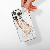 Tough Phone Case - Rose Gold Marble