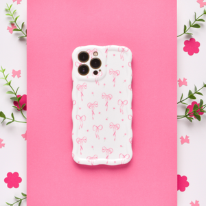 Wavy Phone Case - Dainty Bows