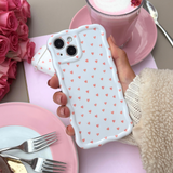 NEW - Wavy Phone Case - Mini Hearts