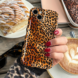 Wavy Phone Case - Leopard