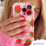 Wavy Phone Case - Berry Cute Strawberry