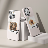 Personalised Polaroid Dog Phone Case - Upload Your Photo