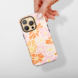 Tough Phone Case - Peachy Flowers