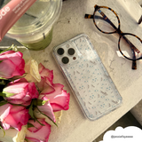 Clear Phone Case - Blooming Blues