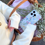 Colourful Wildflower Clear Phone Case