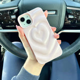 Melting Heart Phone Case - Peony Pink