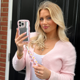 Curvy Mirror Phone Case - Pink