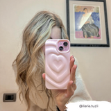 Melting Heart Phone Case - Peony Pink