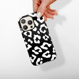 Tough Phone Case - Black Leopard