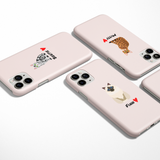 Personalised Love Heart Cat Phone Case - Choose Your Breed