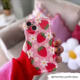 Wavy Phone Case - Berry Cute Strawberry