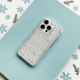 Clear Phone Case - Blooming Blues