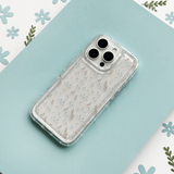 Clear Phone Case - Blooming Blues