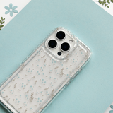 Clear Phone Case - Blooming Blues