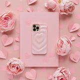 Melting Heart Phone Case - Peony Pink