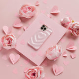 Melting Heart Phone Case - Peony Pink