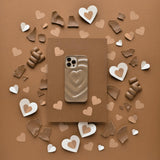 Melting Heart Phone Case - Chocolate Brown