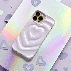 Melting Heart Phone Case - Lilac