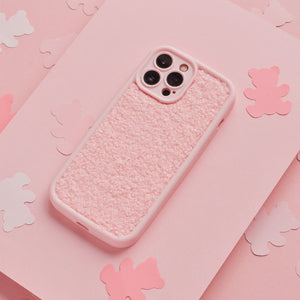 Cosy Teddy Phone Case - Pink