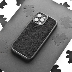 Cosy Teddy Phone Case - Black