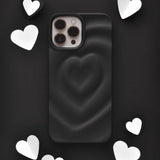 Melting Heart Phone Case - Matte Black