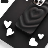 Melting Heart Phone Case - Matte Black