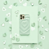 Melting Heart Phone Case - Sage