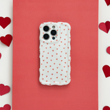 NEW - Wavy Phone Case - Mini Hearts