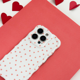 NEW - Wavy Phone Case - Mini Hearts