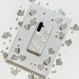 Samsung Pearly Hearts Phone Case - Clear