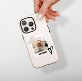 Personalised Polaroid Dog Phone Case - Upload Your Photo