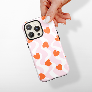 Tough Phone Case - Wavy Hearts