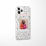 Patterned Personalised Polaroid Bestie Phone Case - Upload Your Photo