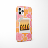 Patterned Personalised Polaroid Bestie Phone Case - Upload Your Photo