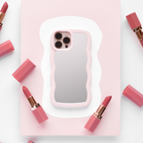 Curvy Mirror Phone Case - Pink