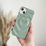 Melting Heart Phone Case - Sage