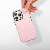 Tough Phone Case - Pink Spots