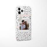 Patterned Personalised Polaroid Partner Phone Case - Upload Your Photo