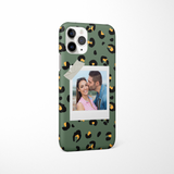 Patterned Personalised Polaroid Partner Phone Case - Upload Your Photo