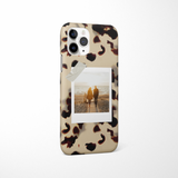 Patterned Personalised Polaroid Partner Phone Case - Upload Your Photo