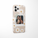 Patterned Personalised Polaroid Partner Phone Case - Upload Your Photo