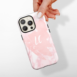 Personalised Phone Case - Pink Marble