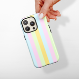 Tough Phone Case - Pastel Stripes