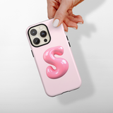 Personalised Bubble Single Initial Phone Case