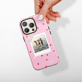 Patterned Personalised Polaroid Bestie Phone Case - Upload Your Photo