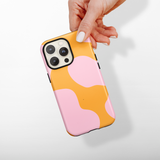 Tough Phone Case - Abstract Pink & Orange