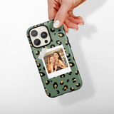 Patterned Personalised Polaroid Bestie Phone Case - Upload Your Photo