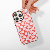 Tough Phone Case - Valentines Checkerboard